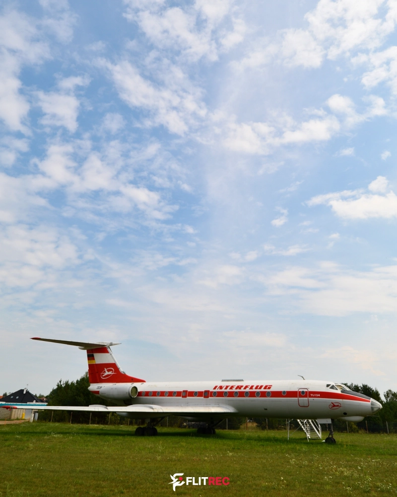 Lądowanie w Kruszynie Tu-134